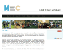 Tablet Screenshot of mileendchavurah.org